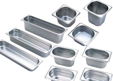 Attrezzatura della cucina di acciaio inossidabile 201, GN Pan Stainless Steel Gastronorm Pan